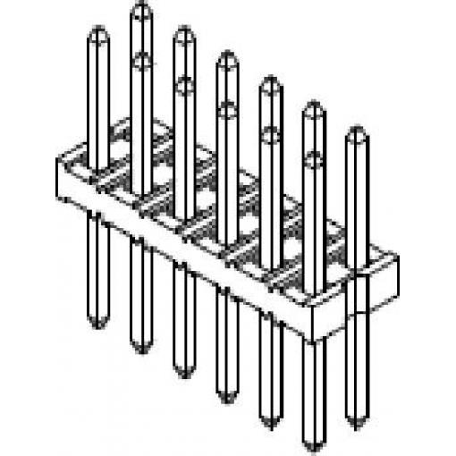 Molex pinová lišta (standardní) Počet řádků: 2 877580216 1 ks Tray