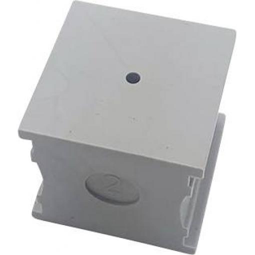TRU COMPONENTS ELT 2 kabelová průchodka s drážkami 3 mm, elastomer, šedá, 1 ks