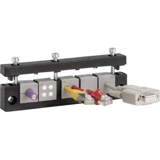 TRU COMPONENTS DVK-W4 lišta pro zavádění kabelů Průměr svorky (max.) 16 mm polyamid černá 1 ks