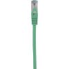 Renkforce RF-5164584 RJ45 síťové kabely, propojovací kabely CAT 6A S/FTP 0.25 m zelená s ochranou, samozhášecí 1 ks