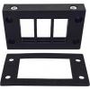 TRU COMPONENTS DVK 10/6 lišta pro zavádění kabelů Průměr svorky (max.) 16 mm polyamid černá 1 ks