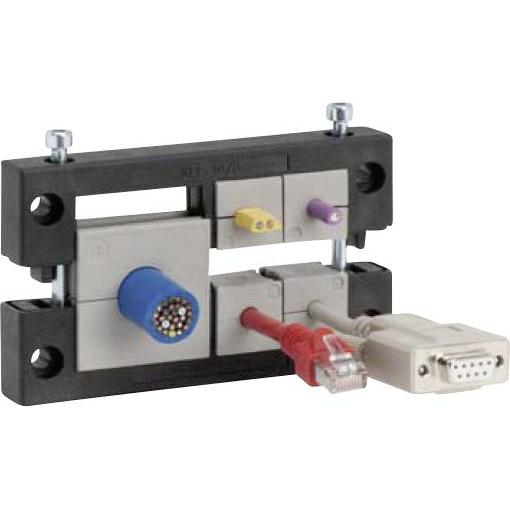 TRU COMPONENTS DVK 10/6 lišta pro zavádění kabelů Průměr svorky (max.) 16 mm polyamid černá 1 ks