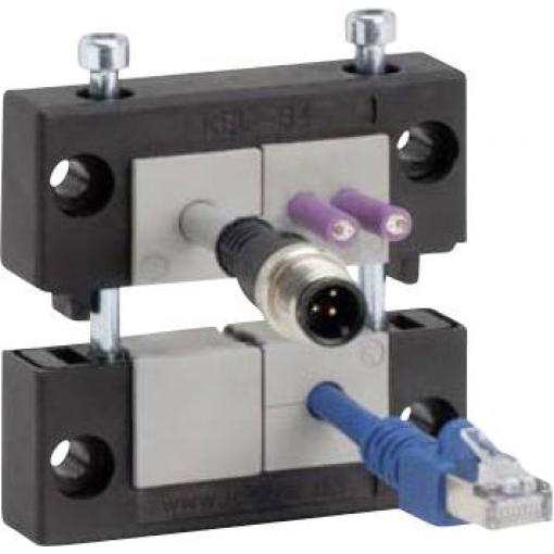 TRU COMPONENTS DVK 6/4 lišta pro zavádění kabelů Průměr svorky (max.) 16 mm polyamid černá 1 ks