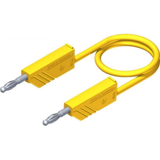 Hirschmann Test & Measurement CO MLN 150/2,5 měřicí kabel lamelová zástrčka 4 mm lamelová zástrčka 4 mm 1.50 m žlutá 1 ks