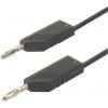 Hirschmann Test & Measurement CO MLN 150/2,5 měřicí kabel lamelová zástrčka 4 mm lamelová zástrčka 4 mm 1.50 m černá 1 ks
