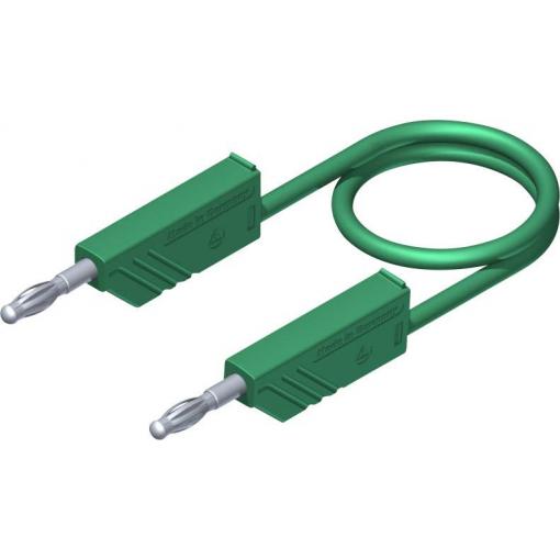 Hirschmann Test & Measurement CO MLN 150/2,5 měřicí kabel lamelová zástrčka 4 mm lamelová zástrčka 4 mm 1.50 m zelená 1 ks