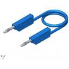 Hirschmann Test & Measurement CO MLN 150/2,5 měřicí kabel lamelová zástrčka 4 mm lamelová zástrčka 4 mm 1.50 m modrá 1 ks