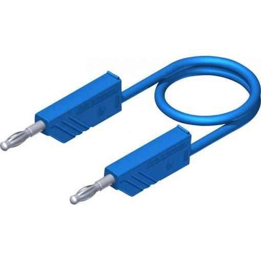 Hirschmann Test & Measurement CO MLN 150/2,5 měřicí kabel lamelová zástrčka 4 mm lamelová zástrčka 4 mm 1.50 m modrá 1 ks