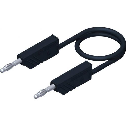 Hirschmann Test & Measurement CO MLN 100/2,5 měřicí kabel lamelová zástrčka 4 mm lamelová zástrčka 4 mm 1.00 m černá 1 ks