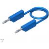 Hirschmann Test & Measurement CO MLN SIL 25/1 měřicí kabel lamelová zástrčka 4 mm lamelová zástrčka 4 mm 25.00 cm modrá 1 ks
