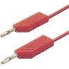 Hirschmann Test & Measurement CO MLN 150/2,5 měřicí kabel lamelová zástrčka 4 mm lamelová zástrčka 4 mm 1.50 m červená 1 ks