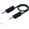 Hirschmann Test & Measurement CO MLN SIL 50/1 měřicí kabel lamelová zástrčka 4 mm lamelová zástrčka 4 mm 0.50 m černá 1 ks