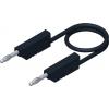Hirschmann Test & Measurement CO MLN SIL 100/1 měřicí kabel lamelová zástrčka 4 mm lamelová zástrčka 4 mm 1.00 m černá 1 ks