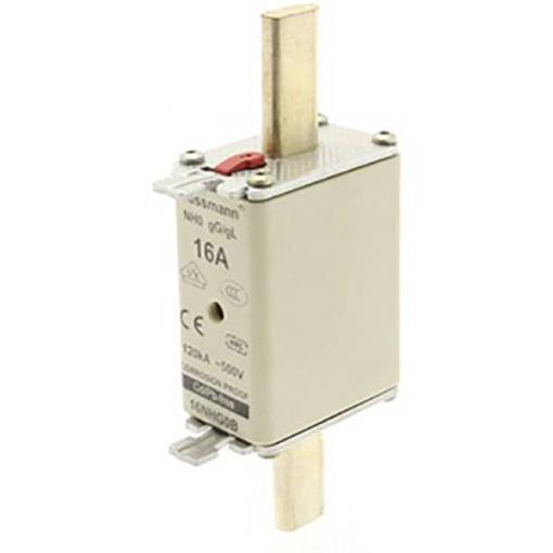 Eaton 6NHG0B NH pojistka s mechanickým ukazatelem zajištění Velikost pojistky = 0 6 A 500 V 3 ks