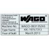 WAGO 210-804 210-804 etikety pro termotransferovou tiskárnu Potisknutelná plocha: 99 x 44 mm stříbrná Počet markerů: 500 500 ks