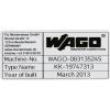 WAGO 210-804 210-804 etikety pro termotransferovou tiskárnu Potisknutelná plocha: 99 x 44 mm stříbrná Počet markerů: 500 500 ks