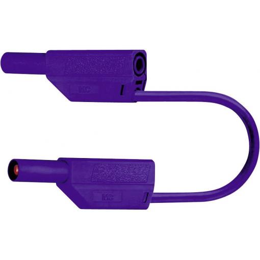 Stäubli SLK425-E bezpečnostní měřicí kabely [lamelová zástrčka 4 mm - lamelová zástrčka 4 mm] 2.00 m, modrá, 1 ks