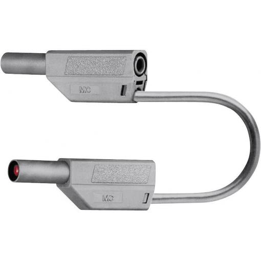 Stäubli SLK425-E bezpečnostní měřicí kabely [lamelová zástrčka 4 mm - lamelová zástrčka 4 mm] 2.00 m, černá, 1 ks