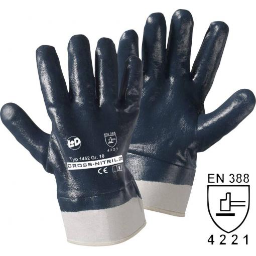 Leipold Doehle Cross-Nitril 1452 nitrilový kaučuk pracovní rukavice Velikost rukavic: 10, XL CAT II 1 pár