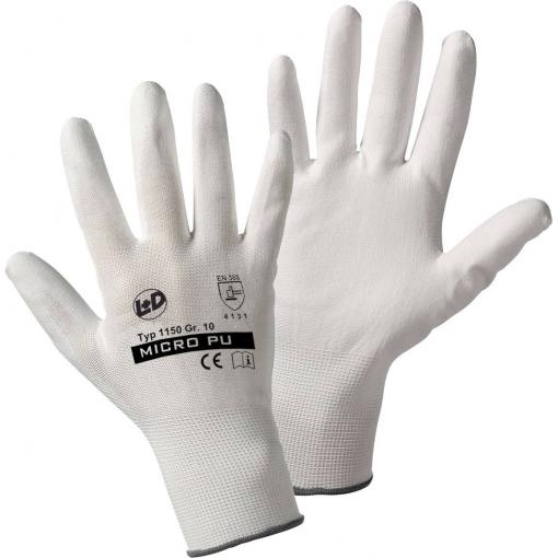 Leipold Doehle 1150-8 Micro-PU knitted nylon pracovní rukavice Velikost rukavic: 8, M EN 388 CAT II 1 pár