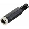 TRU COMPONENTS nízkonapěťový konektor zásuvka, rovná 5.5 mm 2.1 mm 1 ks