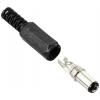 TRU COMPONENTS nízkonapěťový konektor zástrčka, rovná 5.5 mm 2.1 mm 1 ks