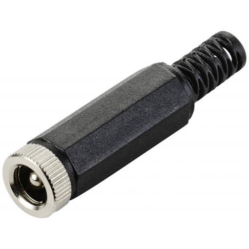 TRU COMPONENTS nízkonapěťový konektor zásuvka, rovná 6.0 mm 2.5 mm 1 ks