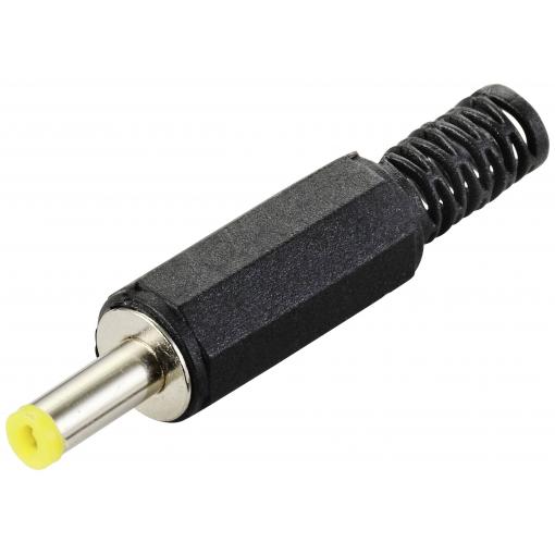 TRU COMPONENTS nízkonapěťový konektor zástrčka, rovná 4.0 mm 1.7 mm 1 ks