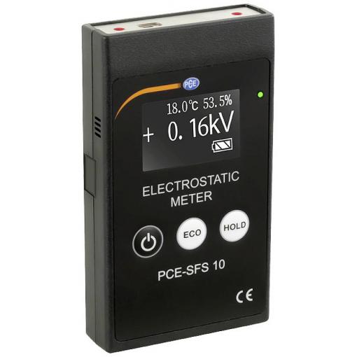 PCE Instruments Elektrostatický měřič Elektromagnetické pole, Vlhkost, Teplota