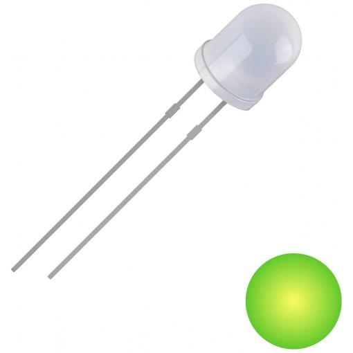 Quadrios 2111O164 LED s vývody žlutozelená kulatý 3 mm 700 mcd 30 ° 20 mA 2 V