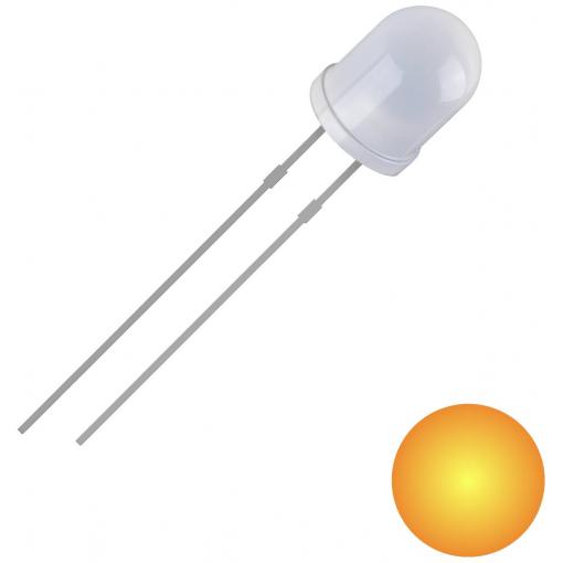 Quadrios 2111O165 LED s vývody žlutá kulatý 3 mm 700 mcd 30 ° 20 mA 2 V
