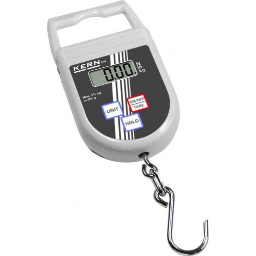 Kern CH 15K20 závěsná váha CH 15K20 Max. váživost 15 kg Rozlišení 20 g na baterii