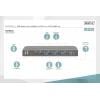 Digitus DS-12890 4 porty KVM prodlužovač DisplayPort, HDMI myš, klávesnice 3840 x 2160 Pixel