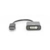 Digitus DisplayPort / DVI kabel Konektor DisplayPort, DVI-I 24+5pól. zásuvka 0.15 m černá DB-340414-001-S dvoužilový stíněný, stíněný Kabel DisplayPort