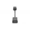 Digitus DisplayPort / HDMI kabel Konektor DisplayPort, Zásuvka HDMI-A 0.20 m černá DB-340415-002-S dvoužilový stíněný, stíněný Kabel DisplayPort
