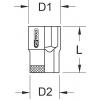 KS Tools 9633413 9633413 Nástrčný klíč 28 mm