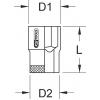 KS Tools 9631221 9631221 Nástrčný klíč 23 mm