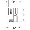KS Tools 9653817 9653817 vložka pro nástrčný klíč 17 mm