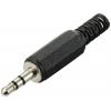 TRU COMPONENTS TC-10338320 jack konektor 3.5 mm zástrčka, rovná Pólů: 1 stereo 1 ks