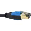 Oehlbach D1C19355 RJ45 síťové kabely, propojovací kabely CAT 8.1 5.00 m černá 1 ks