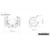 Metabo DS 150 M 604150000 dvoukotoučová bruska 370 W 20 mm Ø 150 mm