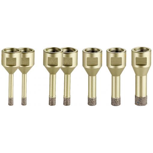 Metabo Dry 628321000 sada diamantových vrtáků pro vrtání za sucha 6 mm, 8 mm, 10 mm, 12 mm, 14 mm 1 ks