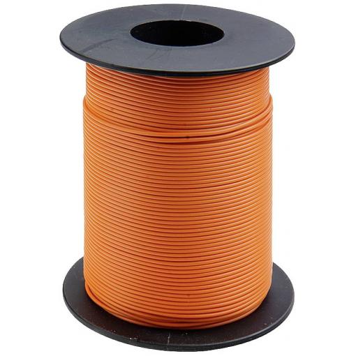 Donau Elektronik 125-S25-7 lanko/ licna, 1 x 0.25 mm², oranžová, 25 m