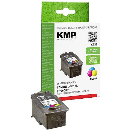 KMP Ink náhradní Canon CL-561 XL kompatibilní balení po 3 ks barva C137 1581,4030