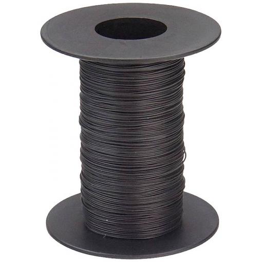 Donau Elektronik 110-1-100 lanko/ licna, 1 x 0.04 mm², černá, 100 m