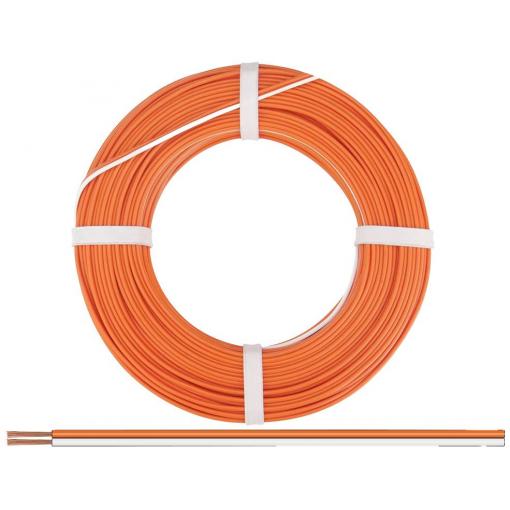 Donau Elektronik 250-57-25 lanko/ licna 2 x 0.50 mm² bílooranžová 25 m