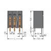WAGO 2086-1130/300-000 svorkovnice pro tiskárny 1.50 mm² Pólů 10 černá 1 ks