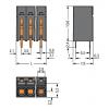 WAGO 2086-1102 svorkovnice pro tiskárny 1.50 mm² Pólů 2 černá 1 ks