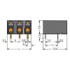 WAGO 2086-3222/300-000 svorkovnice pro tiskárny 1.50 mm² Pólů 2 černá 1 ks