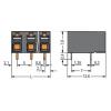 WAGO 2086-3206 svorkovnice pro tiskárny 1.50 mm² Pólů 6 černá 1 ks